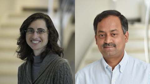 KCMC's Principal Investigators from the University of Southampton, Dr Nuria Garcia-Araez (L) and Professor Robert Raja (R). KCMC's Principal Investigators from the University of Southampton, Dr Nuria Garcia-Araez (L) and Professor Robert Raja (R).