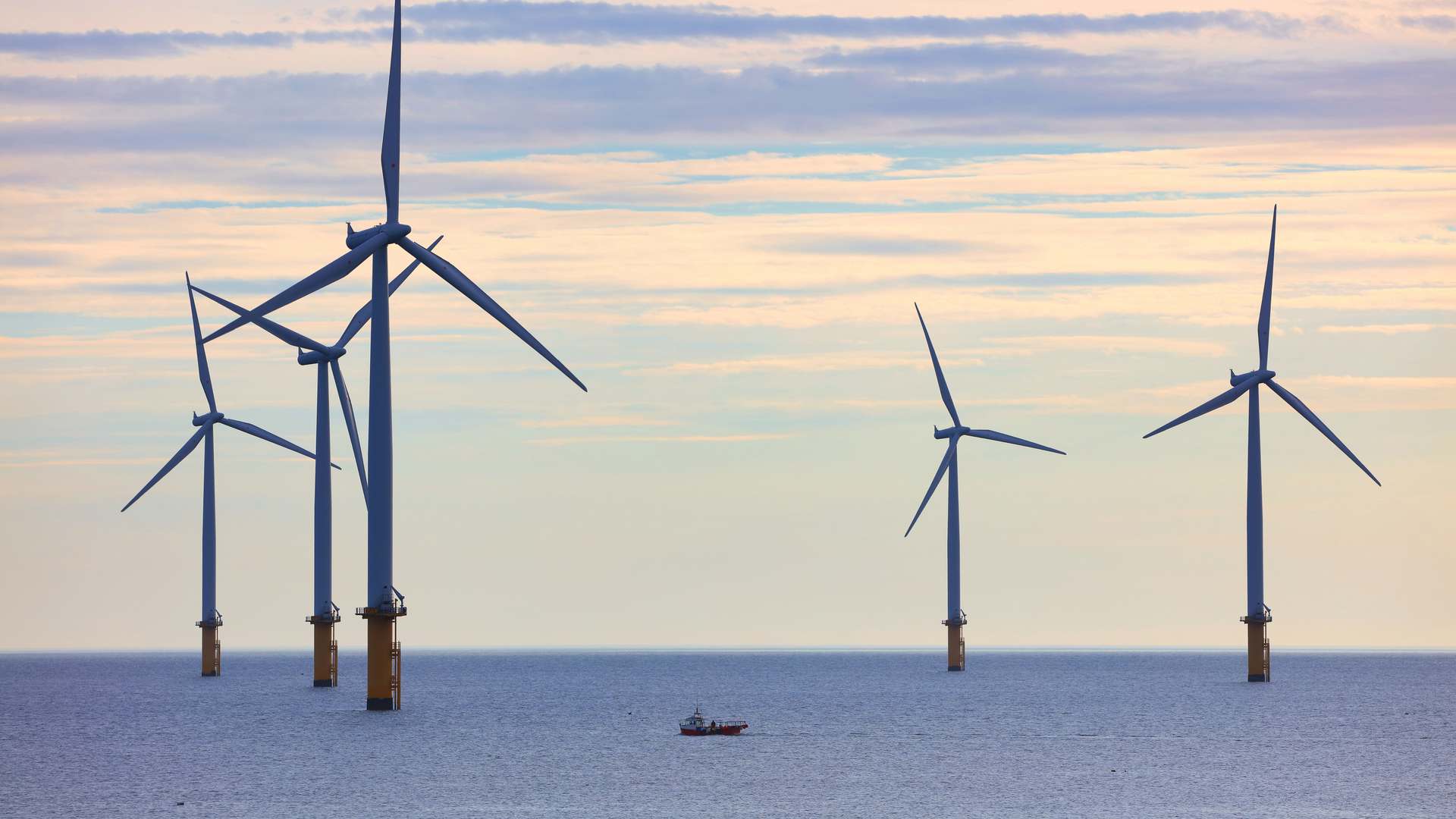 Offshore wind turbines. Offshore wind turbines.