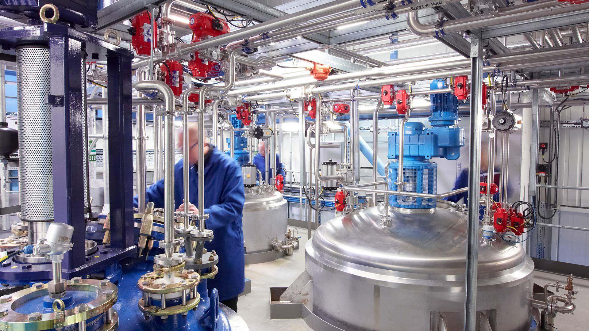 Person in a lab Person in a lab