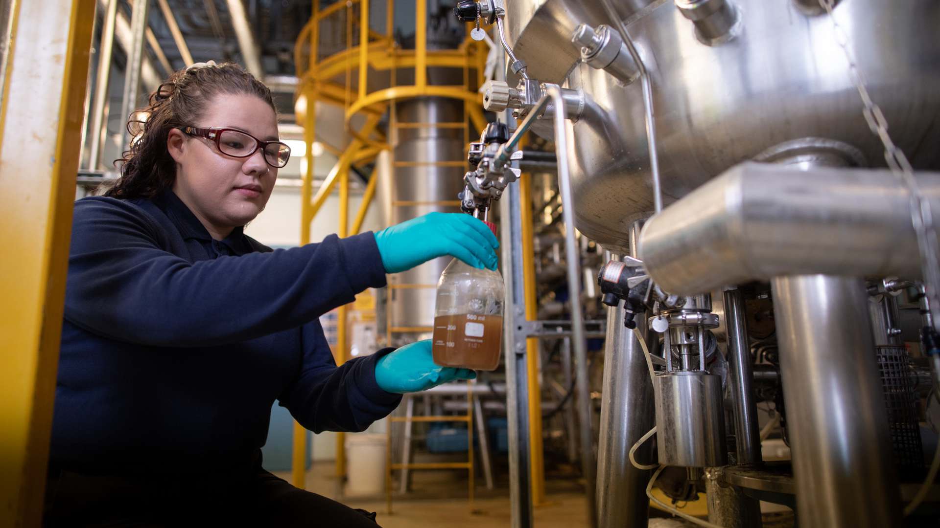 CPI expert at a fermentation plant. CPI expert at a fermentation plant.