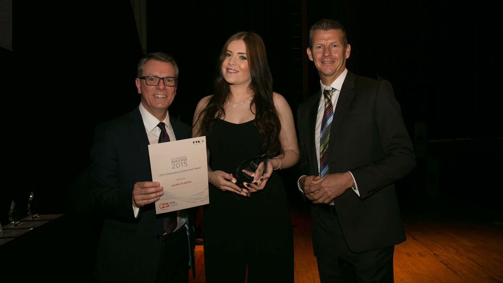 Laura Elsdon, apprentice at CPI, receives acknowledgement of her outstanding achievement at TTE Awards Laura Elsdon, apprentice at CPI, receives acknowledgement of her outstanding achievement at TTE Awards