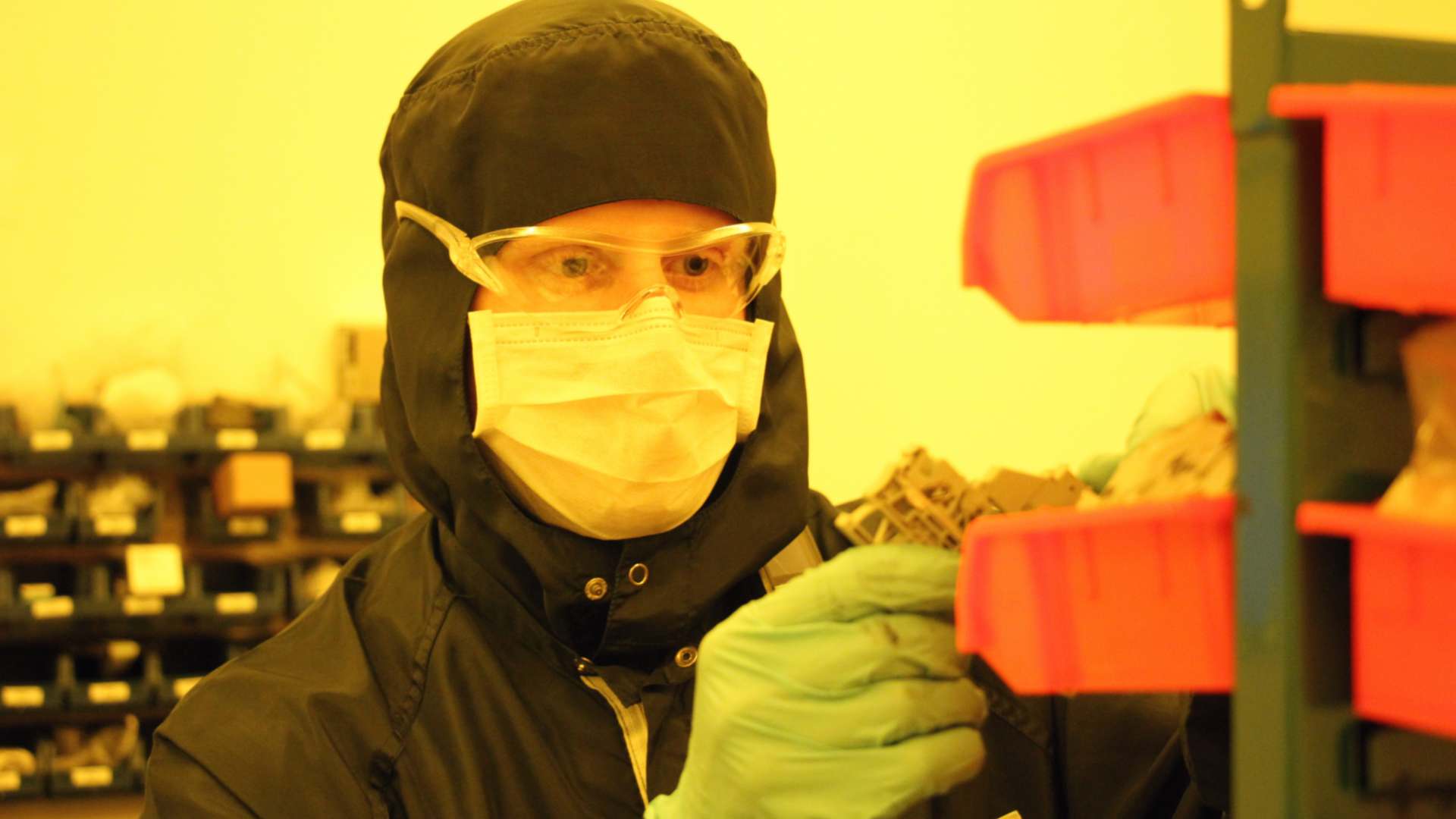 Equipment Technician Michael Stokes works on apparatus at CPI's National Printable Electronics Centre at NETPark, in Sedgefield, County Durham Equipment Technician Michael Stokes works on apparatus at CPI's National Printable Electronics Centre at NETPark, in Sedgefield, County Durham
