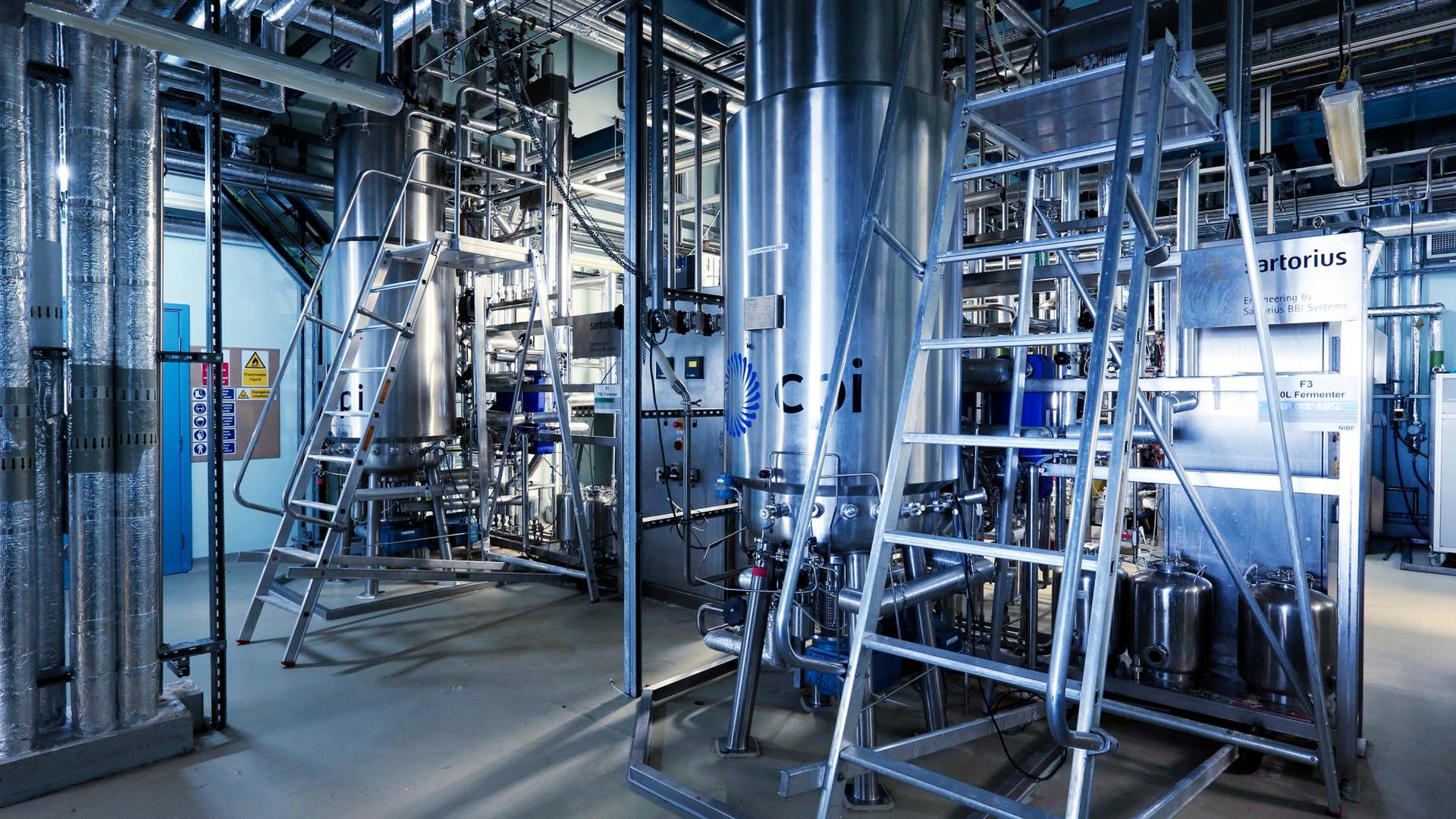 Fermenters at a CPI facility. Fermenters at a CPI facility.