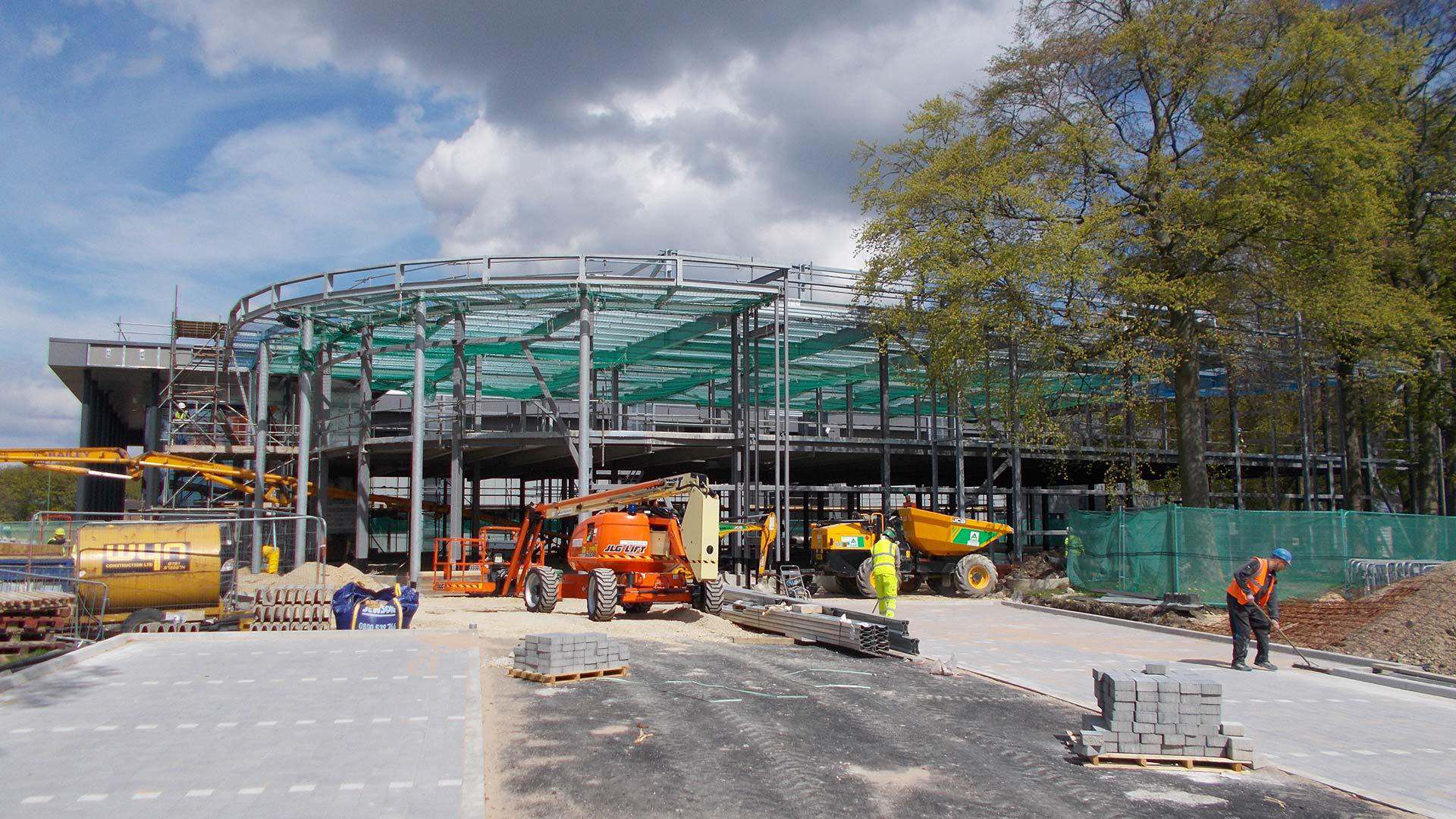Building work continues on the National Centre for Healthare Photonics Building work continues on the National Centre for Healthare Photonics