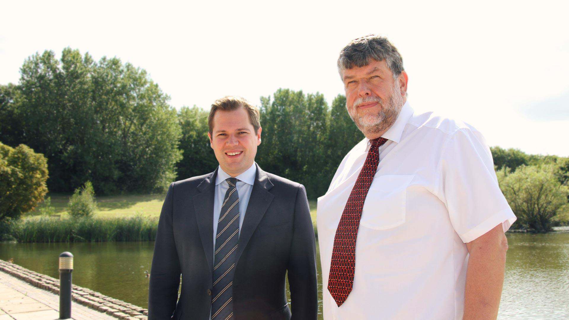 Robert Jenrick and Nigel Perry Robert Jenrick and Nigel Perry