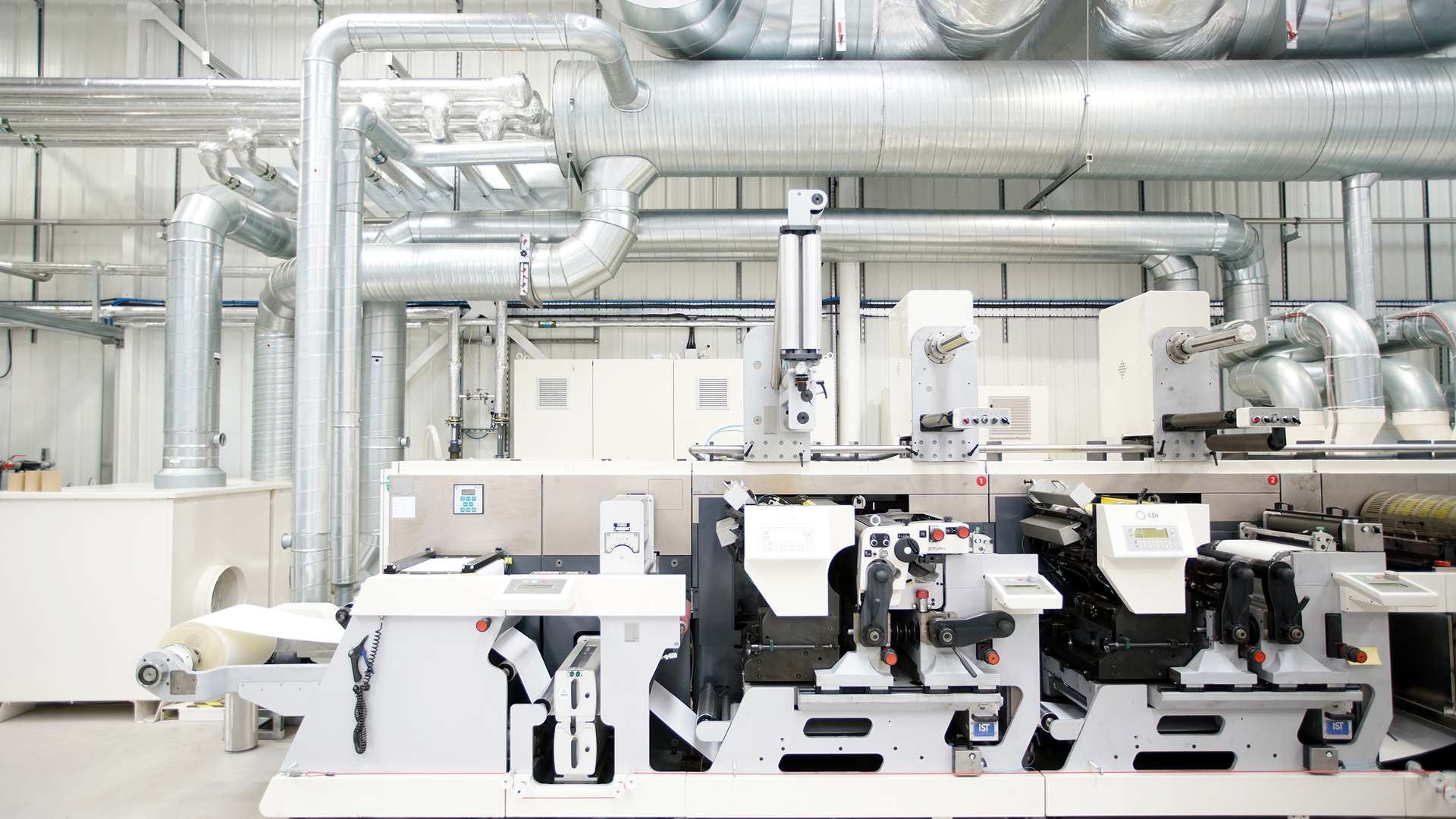 A photo of one of CPI's roll-to-roll printers A photo of one of CPI's roll-to-roll printers